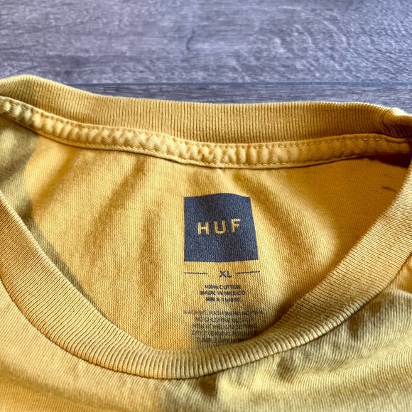 HUF Yellow long sleeve t-shirt - Picture 6 of 6